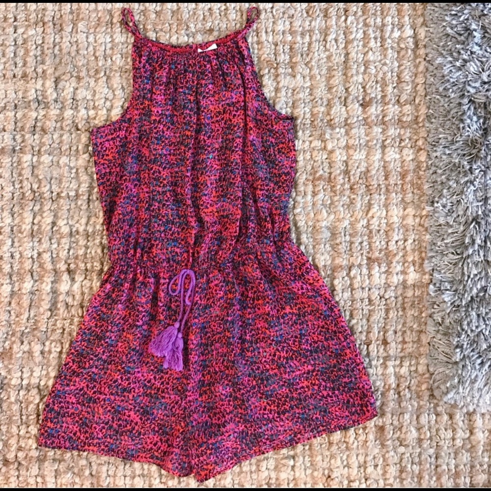 Finn&Grace Summer Romper with Tassel Tie